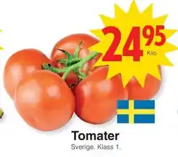 Matöppet Tomater erbjuda