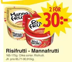 Matöppet Risifrutti - Mannafrutti erbjuda