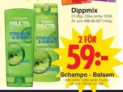 Matöppet Schampo - Balsam erbjuda