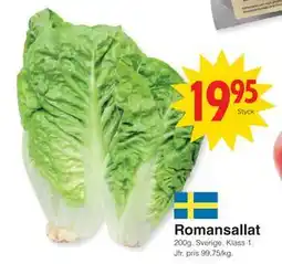 Matöppet Romansallat erbjuda