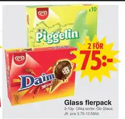 Matöppet Glass flerpack erbjuda