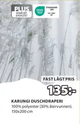 JYSK Karungi duschdraperi erbjuda