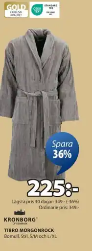 JYSK Tibro morgonrock erbjuda