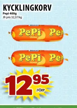 Matvärlden Tensta PEPSI Kycklingkorv erbjuda