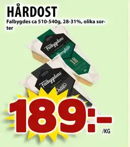 Matvärlden Tensta Falbygdes Hårdost erbjuda