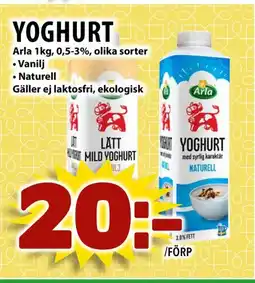 Matvärlden Tensta ARLA Yoghurt erbjuda