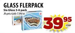 Matvärlden Tensta SIA Glass flerpack erbjuda