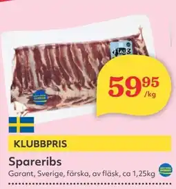 Hemköp Spareribs erbjuda