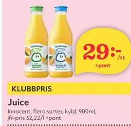 Hemköp INNOCENT Juice erbjuda