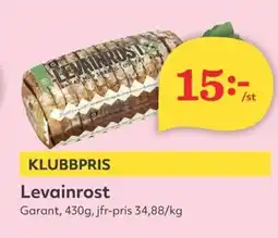 Hemköp Levainrost erbjuda