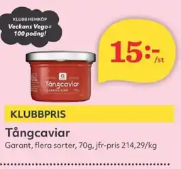 Hemköp Tångcaviar erbjuda