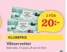 Hemköp ELDORADO Våtservetter erbjuda