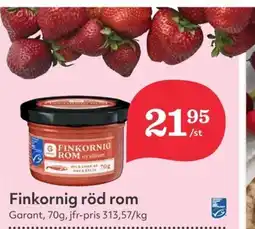 Hemköp Finkornig röd rom erbjuda