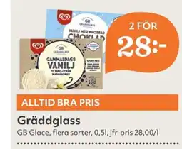 Hemköp Gräddglass erbjuda