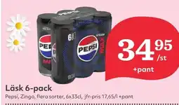 Hemköp PEPSI Läsk 6-pack erbjuda