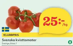Hemköp Svenska kvisttomater erbjuda
