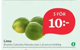 Hemköp Lime erbjuda