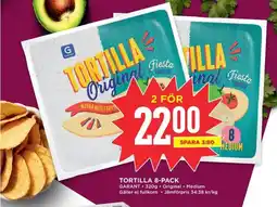 Willys GARANT Tortilla 8-pack erbjuda