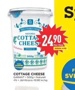 Willys GARANT Cottage cheese erbjuda