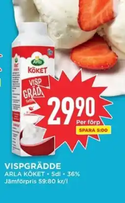 Willys ARLA KÖKET Vispgrädde erbjuda
