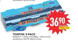 Willys GARANT Tonfisk 3-pack erbjuda
