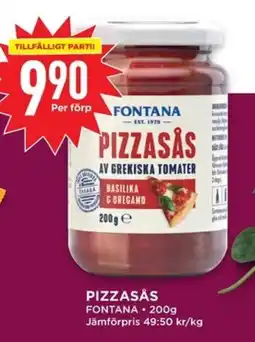 Willys FONTANA Pizzasås erbjuda