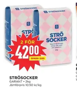 Willys GARANT Strösocker erbjuda