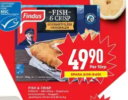 Willys FINDUS Fish & chips erbjuda