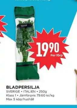 Willys Bladpersilja erbjuda
