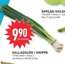 Willys Salladslök i knippe erbjuda