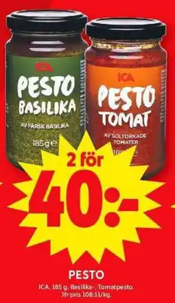 ICA Maxi PESTO erbjuda