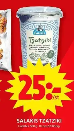 ICA Maxi SALAKIS TZATZIKI erbjuda