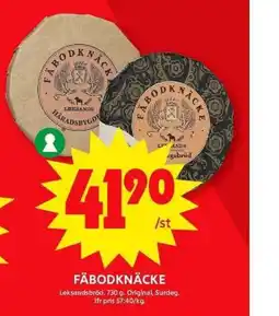 ICA Maxi FÄBODKNÄCKE erbjuda