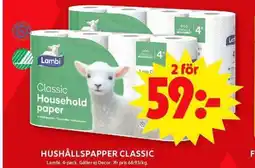 ICA Maxi HUSHÅLLSPAPPER CLASSIC erbjuda