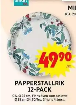 ICA Maxi PAPPERSTALLRIK 12-PACK erbjuda