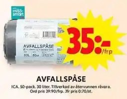 ICA Maxi AVFALLSPÅSE erbjuda