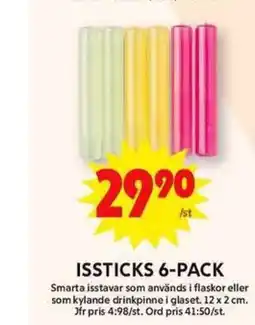 ICA Maxi ISSTICKS 6-PACK erbjuda