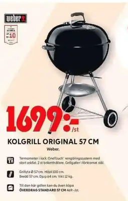 ICA Maxi KOLGRILL ORIGINAL 57 CM erbjuda