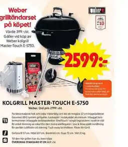 ICA Maxi KOLGRILL MASTER-TOUCH E-5750 erbjuda