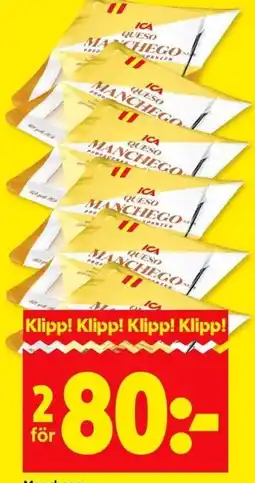 ICA Kvantum Manchego erbjuda