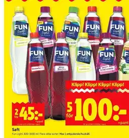 ICA Kvantum Saft erbjuda