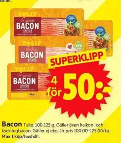 ICA Supermarket Bacon erbjuda