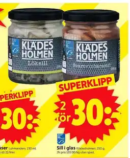 ICA Supermarket Silli glas erbjuda