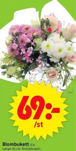 ICA Supermarket Blombukett ICA. erbjuda