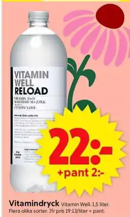ICA Supermarket Vitamindryck Vitamin erbjuda