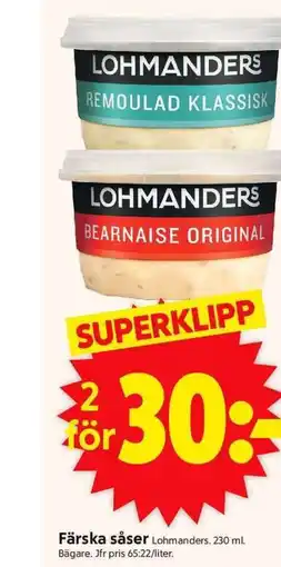 ICA Supermarket Färska såser erbjuda