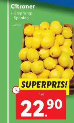 Lidl Citroner erbjuda