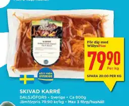 Willys SKIVAD KARRÉ erbjuda