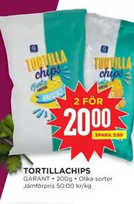 Willys Tortillachips erbjuda