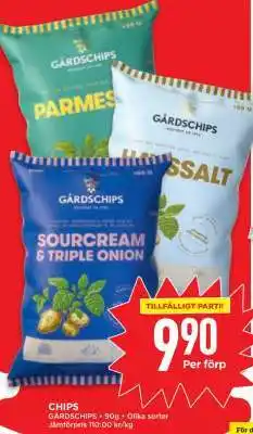 Willys Chips Gårdschips erbjuda